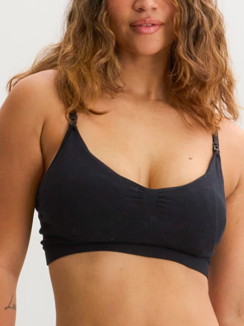 NWT - HATCH - The Essential Nursing and Pumping Bra - Size Large - Color: Black